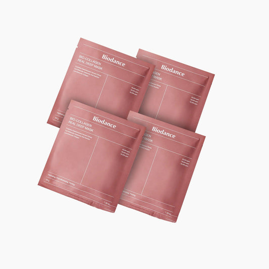 BIODANCE Bio-Collagen Real Deep Mask — lot de quatre masques